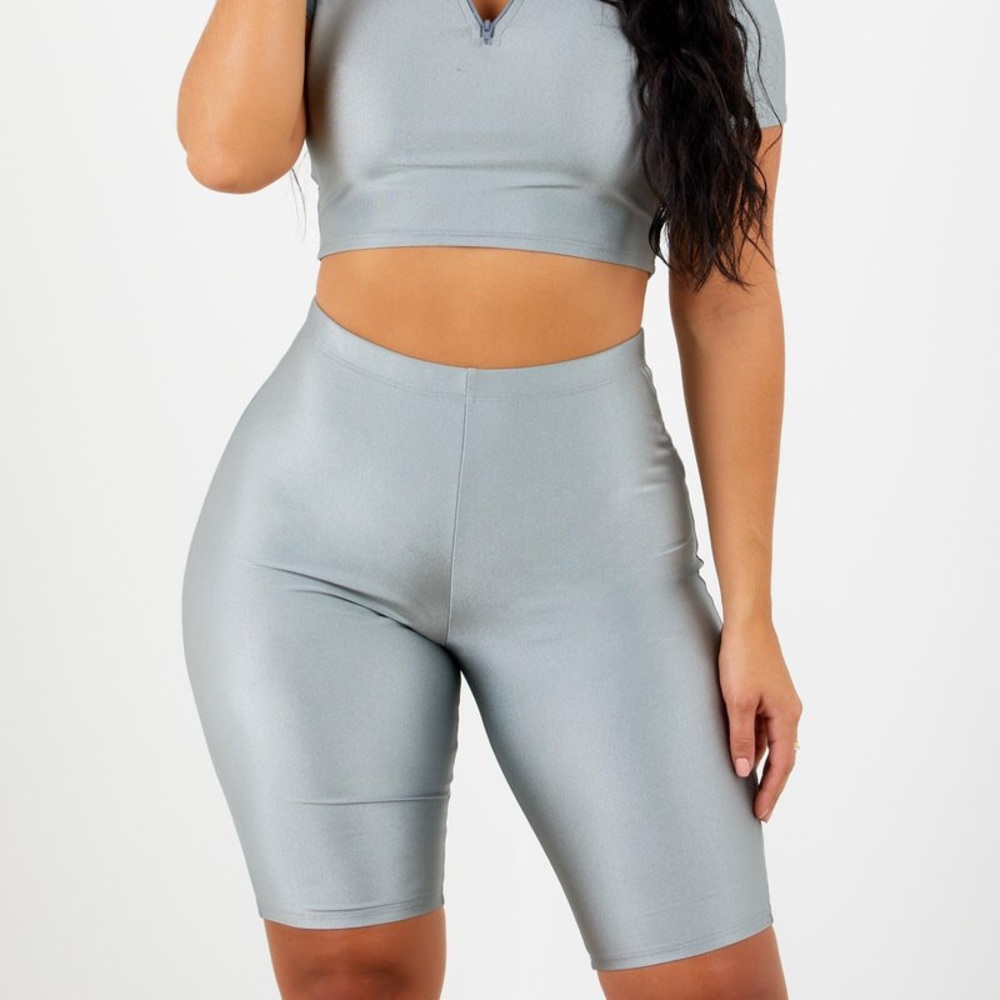 Sorella Biker Shorts Silver S